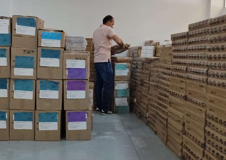 Entrega de suministros
