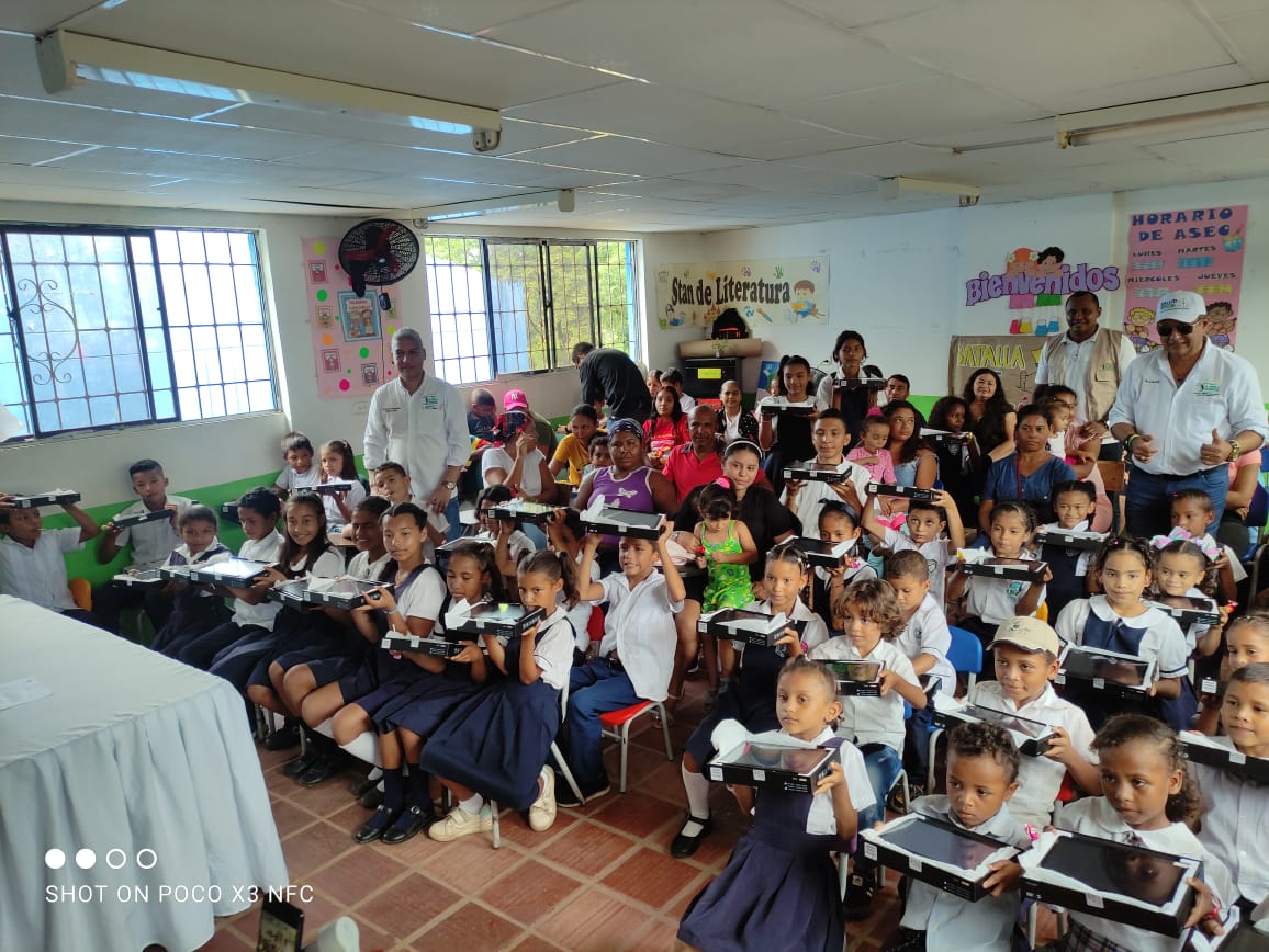 Contenido interactivo en tablet