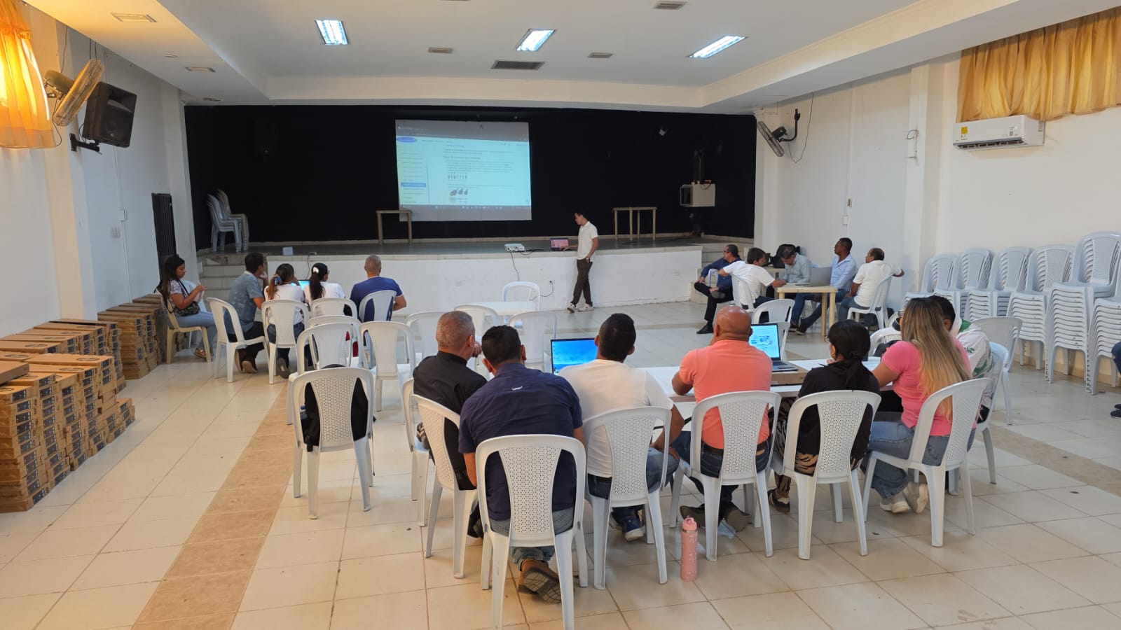 Estudiantes en zona rural
